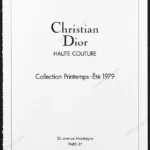 Christian Dior Haute Couture 1979 7-Page Advertorial