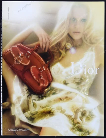 Dior Accessories 2005 Print Ad - Kate Moss, Nick Knight
