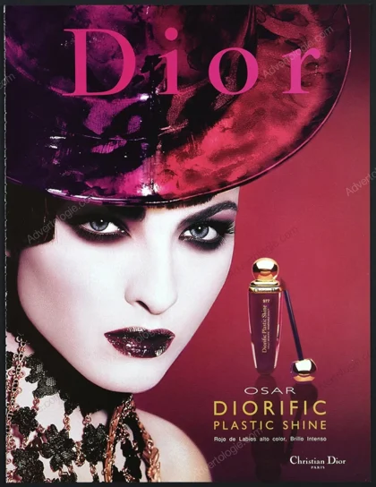 Diorific de Dior Cosmetics 1998 Print Ad - Kristina Semenovskaya
