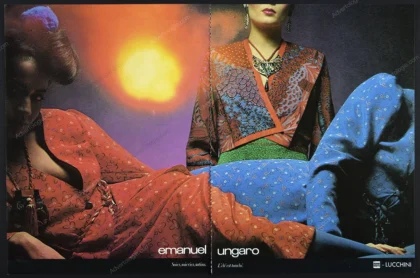 Emanuel Ungaro Couture 1977 7-Page Advertorial