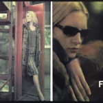 Fendi 1998 4-Page Print Ad - Kirsten Owen