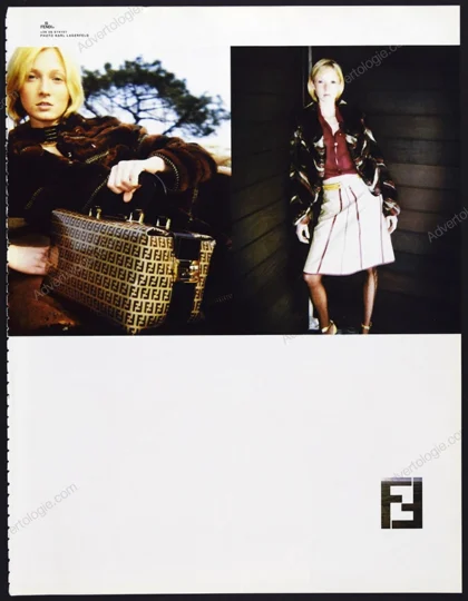 Fendi Furs & Accesories 2000 Print Ad