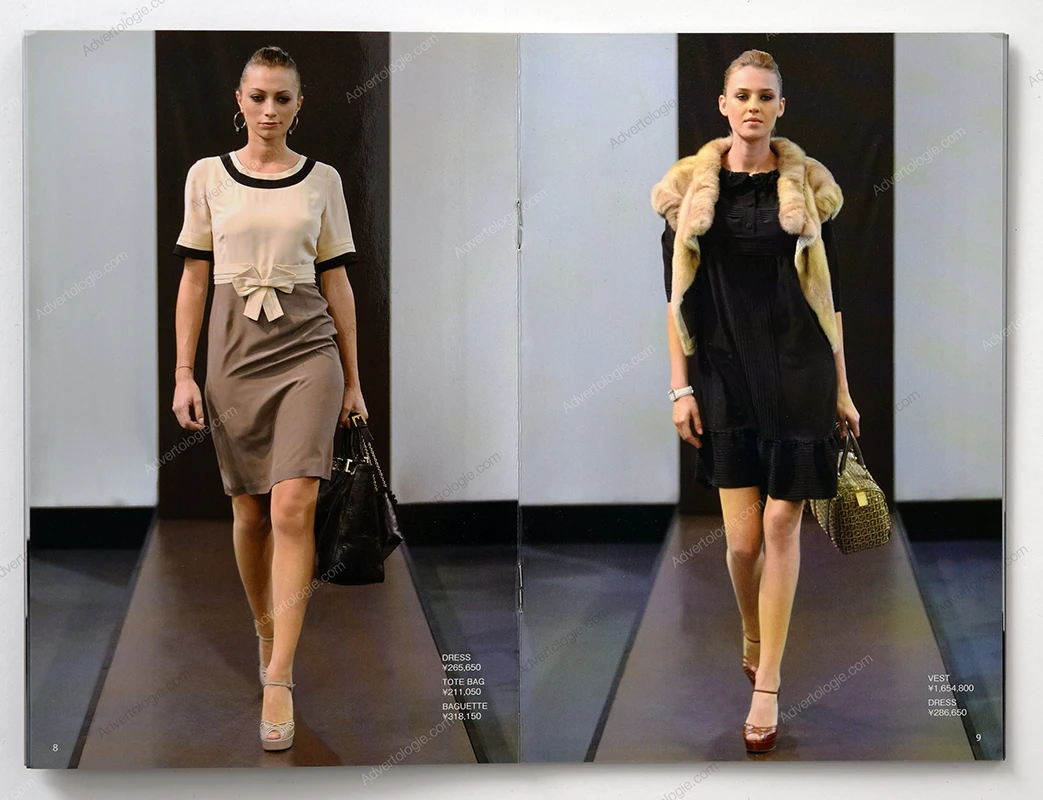 Fendi Women's Collection FW 2008-2009 Runway Catalog