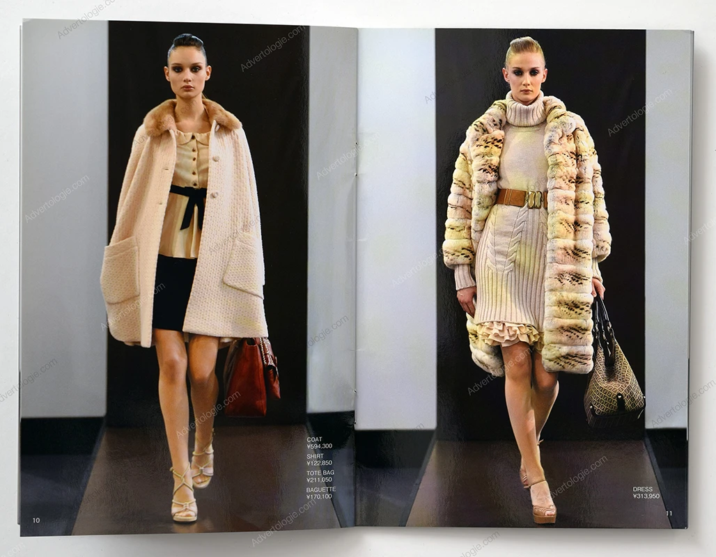 Fendi Women's Collection FW 2008-2009 Runway Catalog
