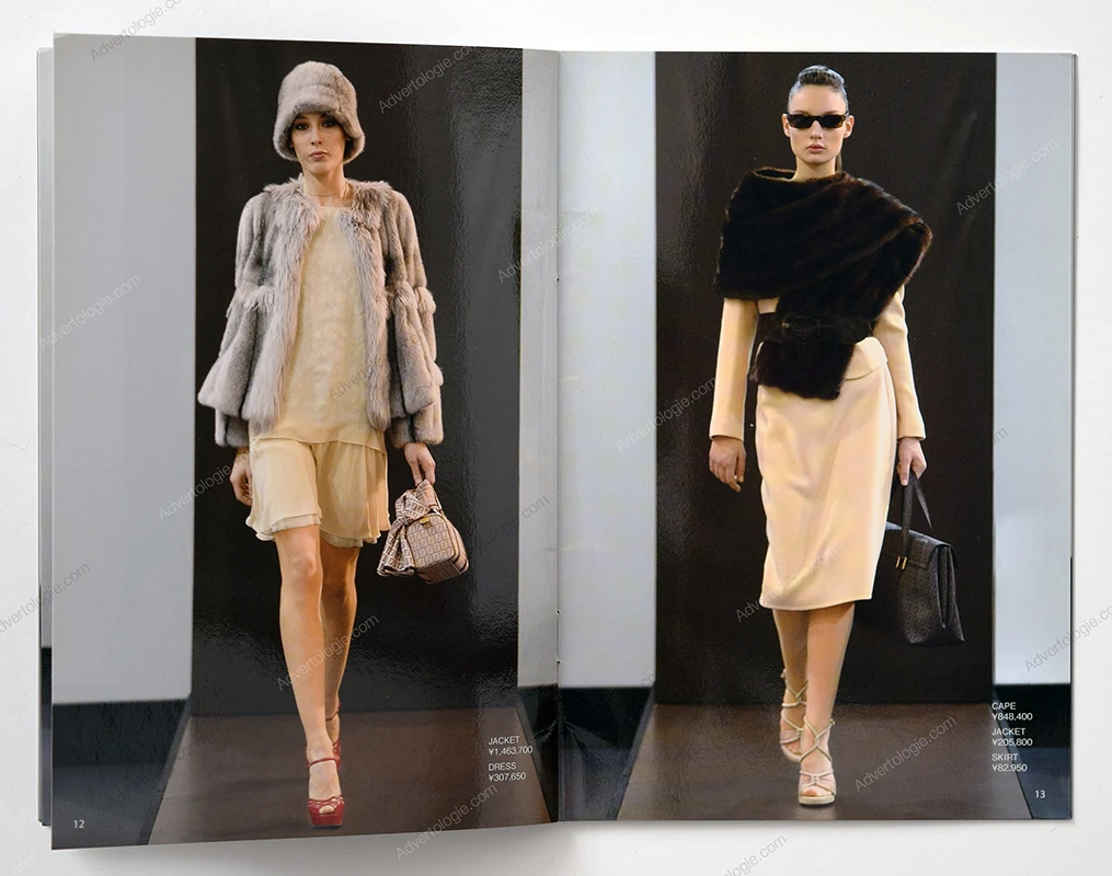 Fendi Women's Collection FW 2008-2009 Runway Catalog