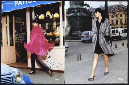 "Fur Love" 2003 6-Page Fur Fashion Advertorial - Diana Gartner