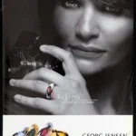 Georg Jensen Jewelry 2003 Print Ad - Helena Christensen