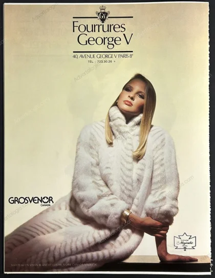 Grosvenor Canada Furs 1980-1981 32-Page Advertorial - Jerry Hall, Deborah Harris