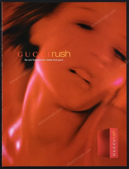 Gucci Rush Perfume 1999 Print Ad - Malgosia Bela