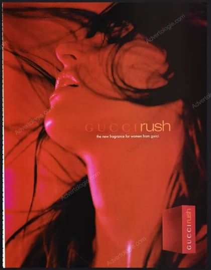 Gucci Rush Perfume 2000 Print Ad - Malgosia Bela