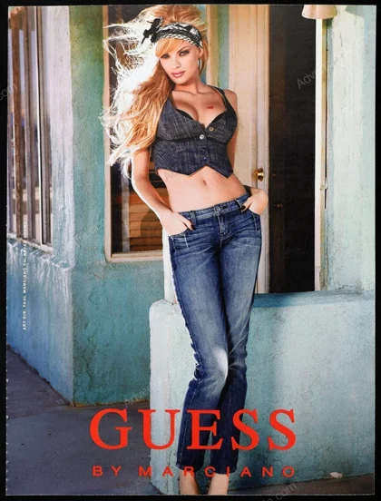 Guess 2008 Print Ad - Franciska Frank, Bryan Adams
