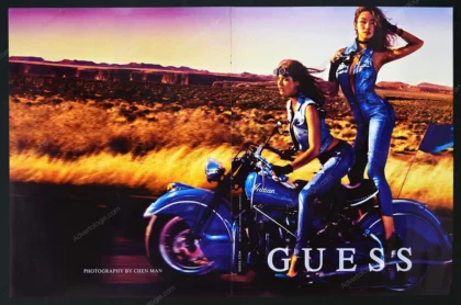Guess 2012 Print Ad - Liu Dan, Sandra Hellberg