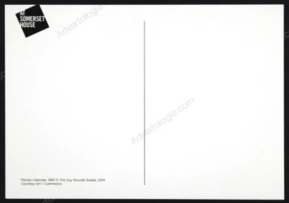 Guy Bourdin Pentax Calendar 1980 Photo Card