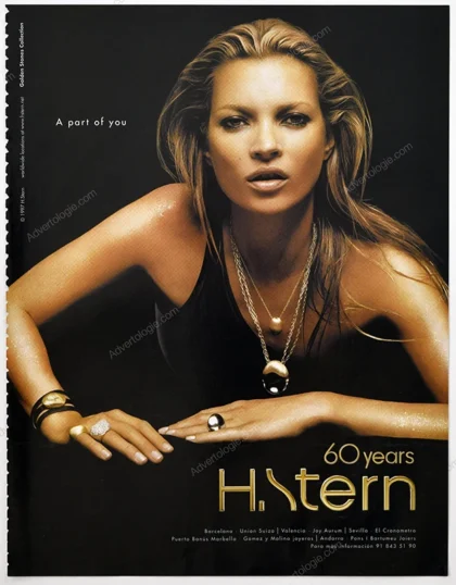 H. Stern Jewelry 2005 Print Ad - Kate Moss, Rankin