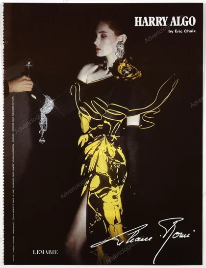Harry Algo by Erich Chaix 1985 Original Print Ad