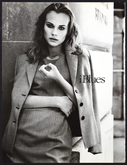 iBlues 1996 Ad Print Ad - Diane Kruger
