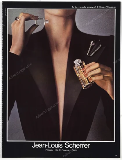 Jean-Louis Scherrer Perfume 1985 Print Ad