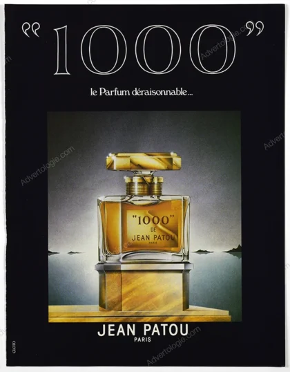 Jean Patou "1000" Perfume 1986 Print Ad
