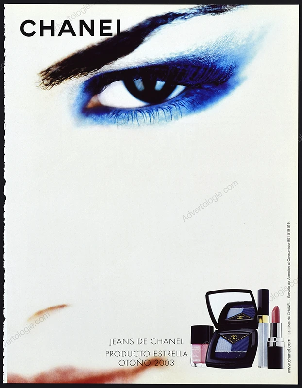 Jeans de Chanel Cosmetics 2003 Print Ad