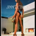Jimmy Choo Shoes 2007 Print Ad - Jessica Miller