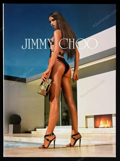 Jimmy Choo Shoes 2007 Print Ad - Jessica Miller