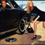 Jimmy Choo Shoes 2007 Print Ad - Molly Sims, Quincy Jones