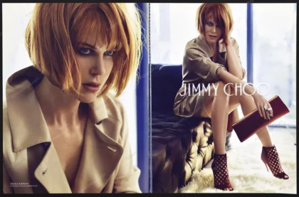 Jimmy Choo Shoes 2013 Print Ad - Nicole Kidman