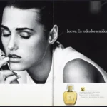 L de Loewe Perfume 1990 Print Ad - Yasmin Le Bon