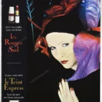 Les Rouges Sud de Dior Cosmetics 1977 Print Ad - Serge Lutens