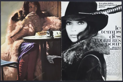 "Les Temps des Fourrures" 1970 8-Page Fur Fashion Editorial