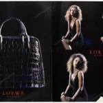 Loewe 1999 Print Ad - Kate Moss