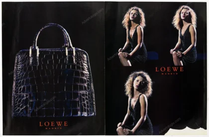 Loewe 1999 Print Ad - Kate Moss
