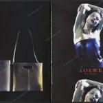 Loewe 1999 Print Ad - Kate Moss