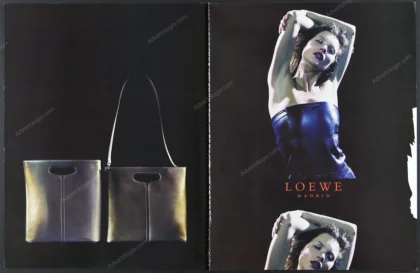 Loewe 1999 Print Ad - Kate Moss