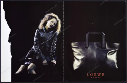 Loewe 1999 Print Ad - Kate Moss