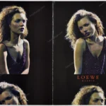 Loewe 1999 Print Ad - Kate Moss