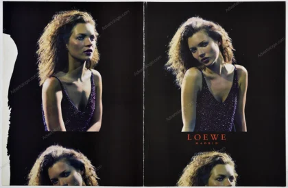 Loewe 1999 Print Ad - Kate Moss