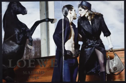 Loewe 2008 Print Ad - Stephanie Seymour