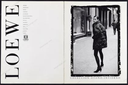 Loewe 1991 Print Ad - Yasmin Le Bon, Peter Lindbergh