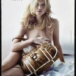 Longchamp 2006 Print Ad - Kate Moss