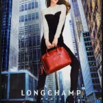 Longchamp 2013 Print Ad - Coco Rocha
