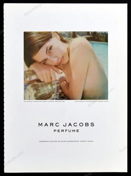 Marc Jacobs Perfume 2001 Print Ad - Sofia Coppola