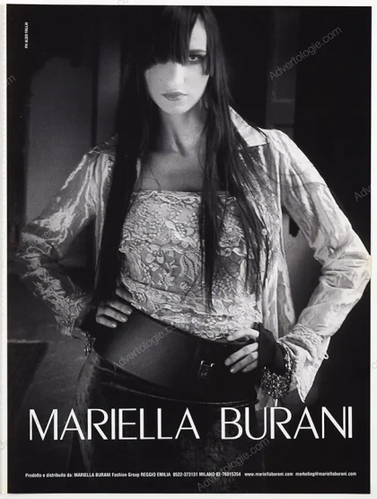 Mariella Burani 2002 Print Ad - Aldo Fallai