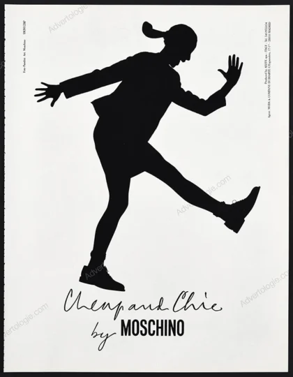 Moschino Cheap and Chic 1991 Print Ad