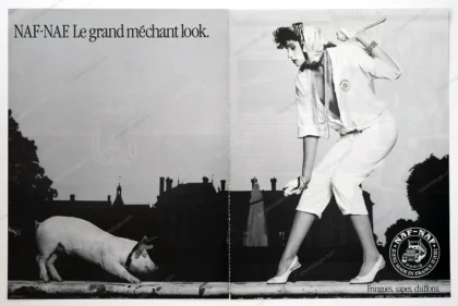 Naf Naf 1984 Print Ad - William Klein