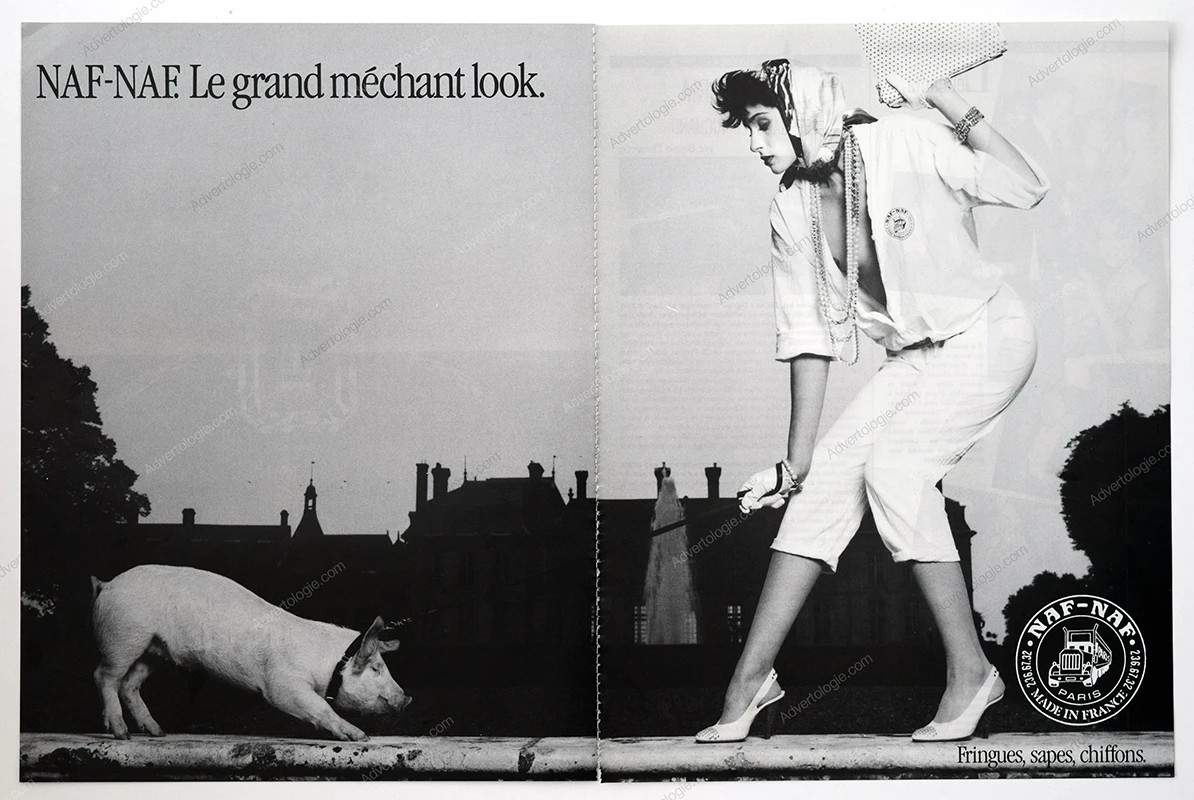 Naf Naf 1984 Print Ad - William Klein