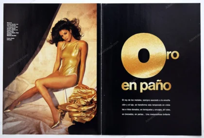 "Oro en Paño" 1991 10-Page Editorial - Kara Young, Sante D'Orazio