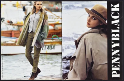 Pennyblack 1992 Ad Print Ad - Nadja Auermann