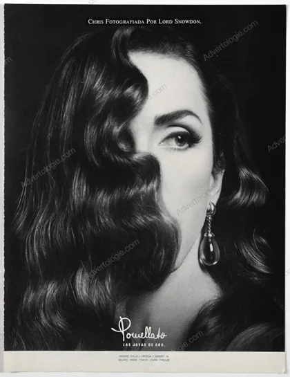 Pomellato Jewelry 1992 Print Ad - Lord Snowdon