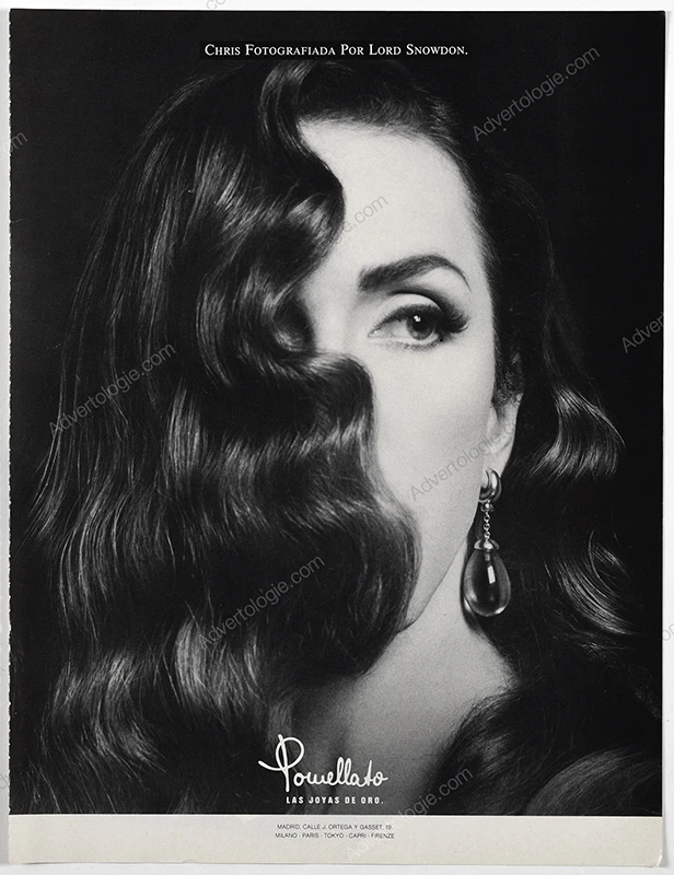 Pomellato Jewelry 1992 Print Ad - Lord Snowdon